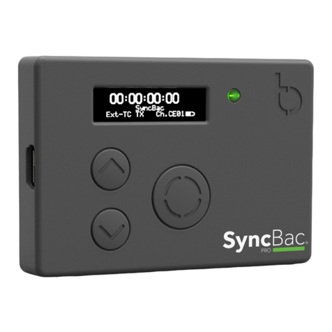 timecode systems SyncBac PRO Manuale utente