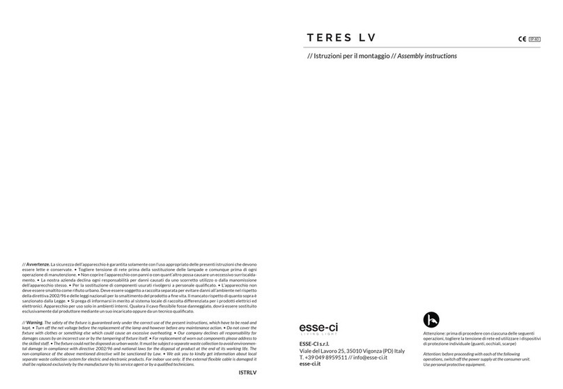 Esseci TERES LV Manuale utente