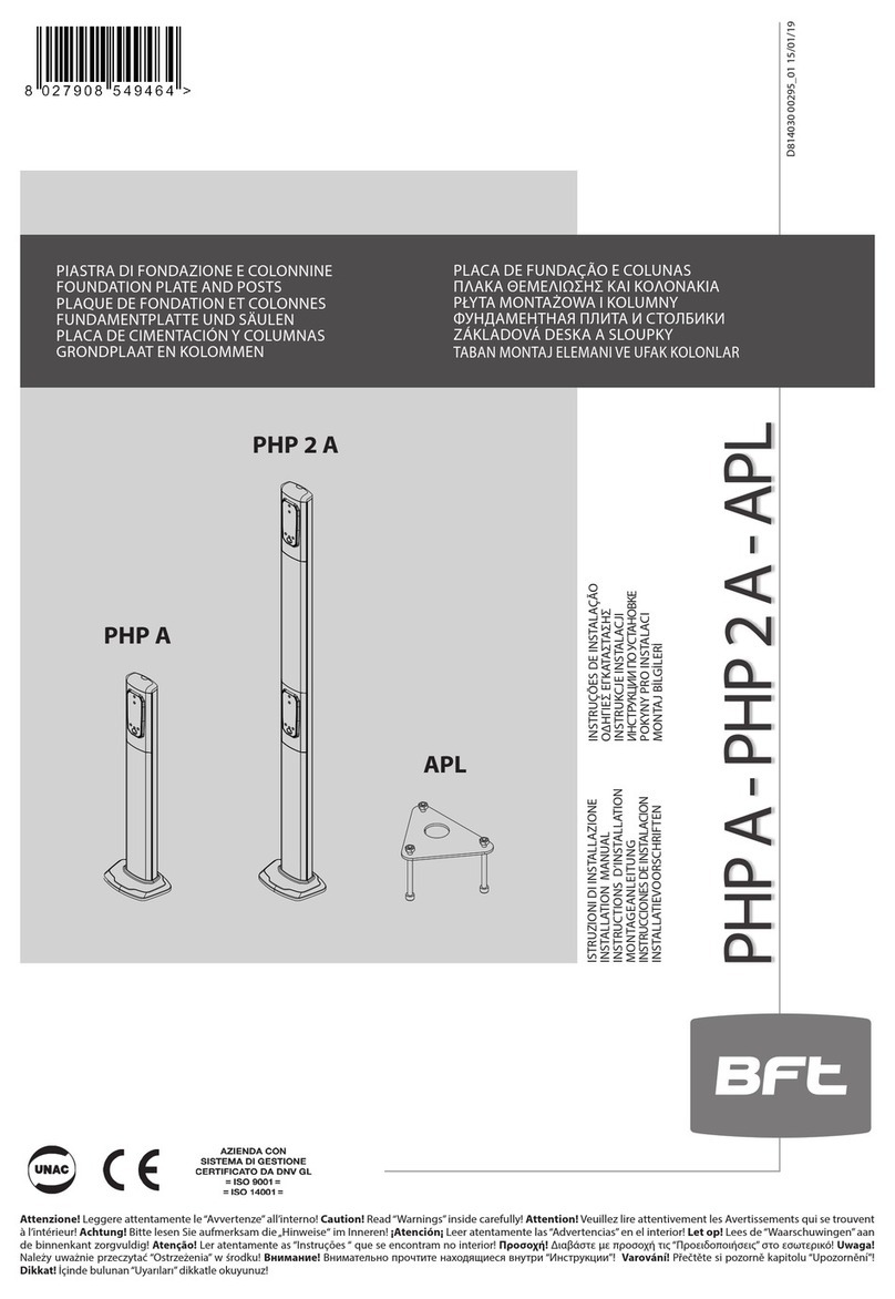 BFT PHP A Manuale utente