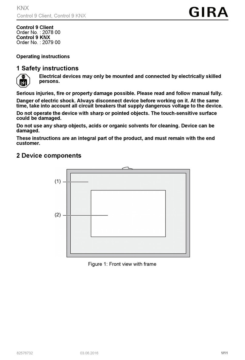 Gira Control 9 Client Manuale utente
