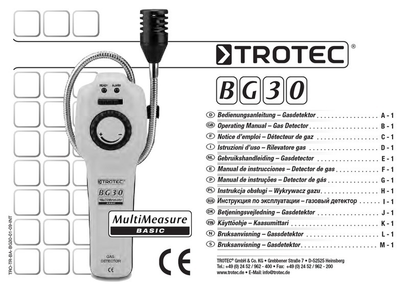 Trotec BG30 Manuale utente