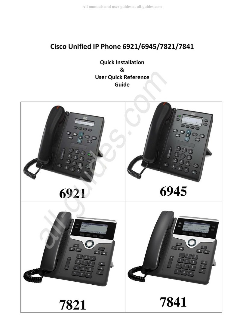 Cisco Unified 6921 Manuale utente