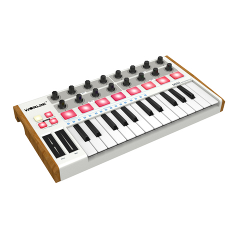 Worlde MINI MIDI Manuale utente