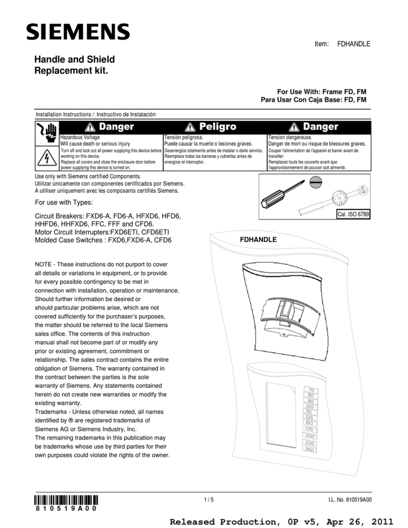 Siemens FDHANDLE Manuale utente