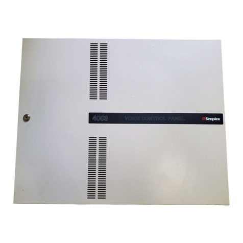 Simplex 4003 Manuale utente