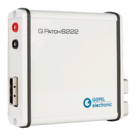 Gopel Electronic G Patch 6222 Manuale utente