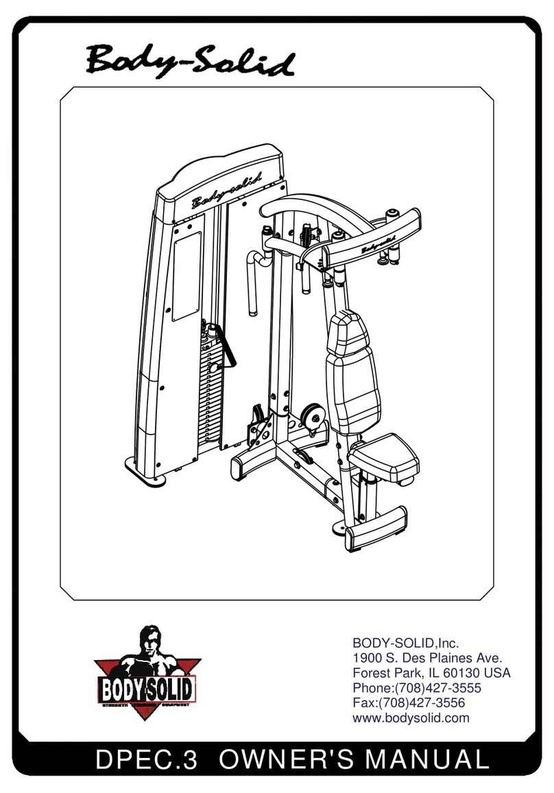 Body Solid DPEC.3 Manuale utente