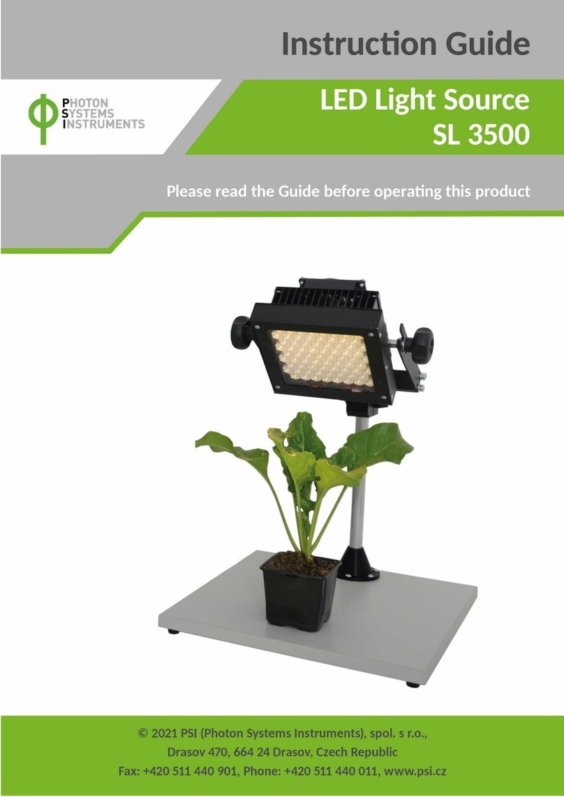 Photon Systems Instruments SL 3500 Manuale