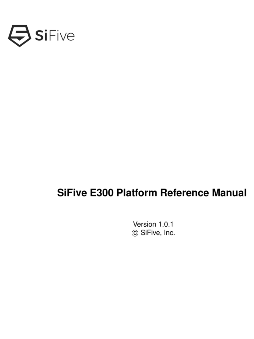 SiFive E300 Manuale utente SiFive E300 Manuale utente