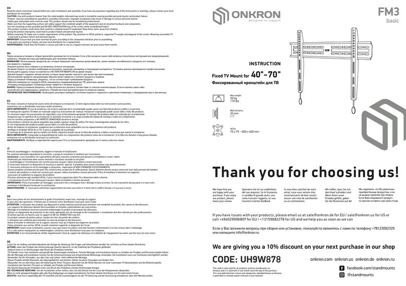 ONKRON FM3 Basic Manuale utente