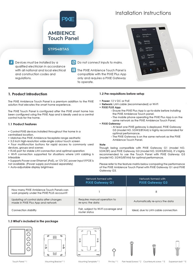 Pixie STP54BTAS Manuale utente