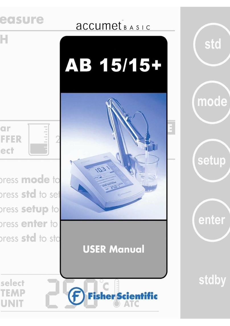 Fisher Scientific accumet BASIC AB 15 Manuale utente
