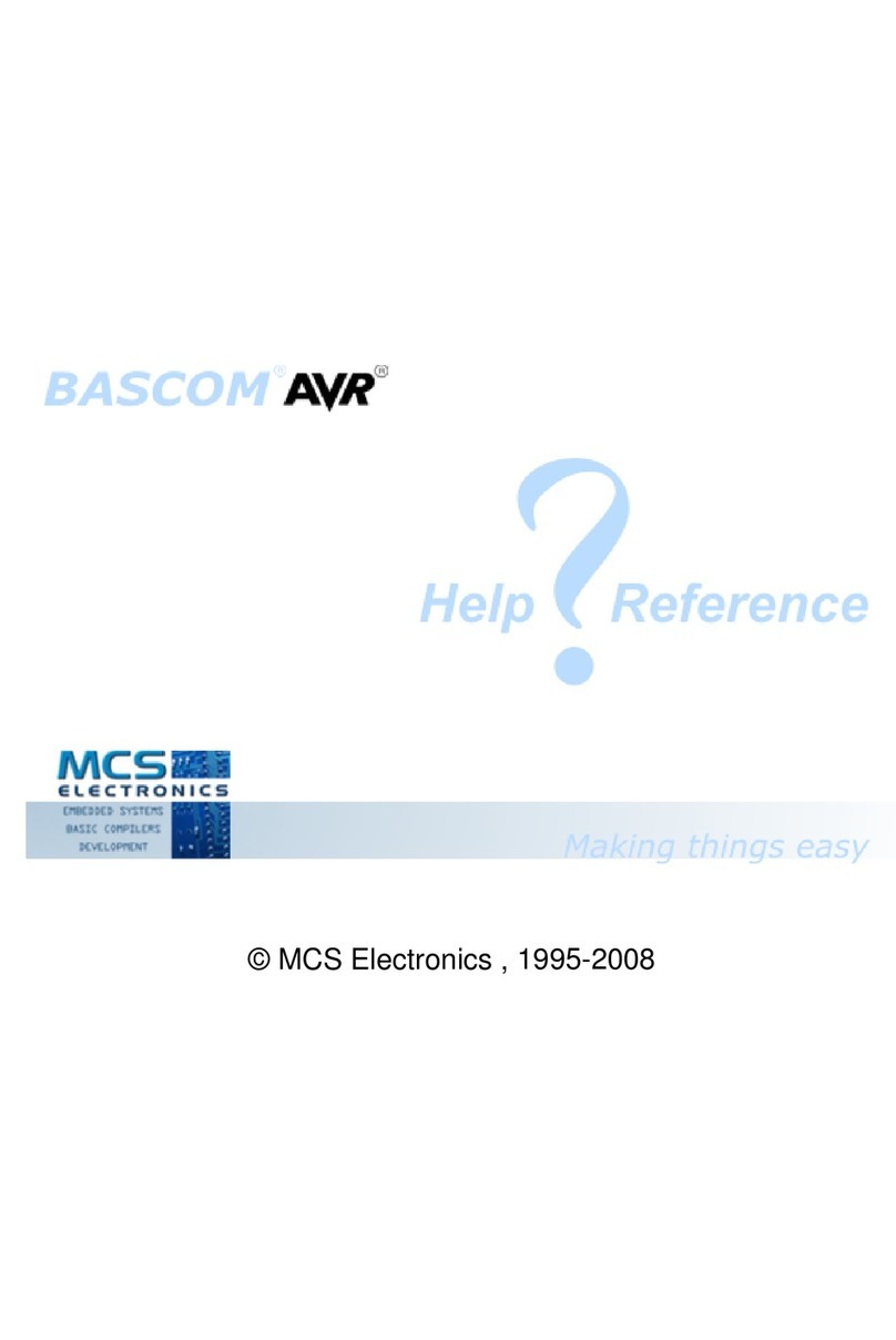 MCS ELECTRONICS BASCOM-AVR EM4095 RFID Reader Manuale utente