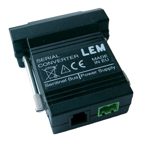 LEM Sentinel 2 Manuale utente