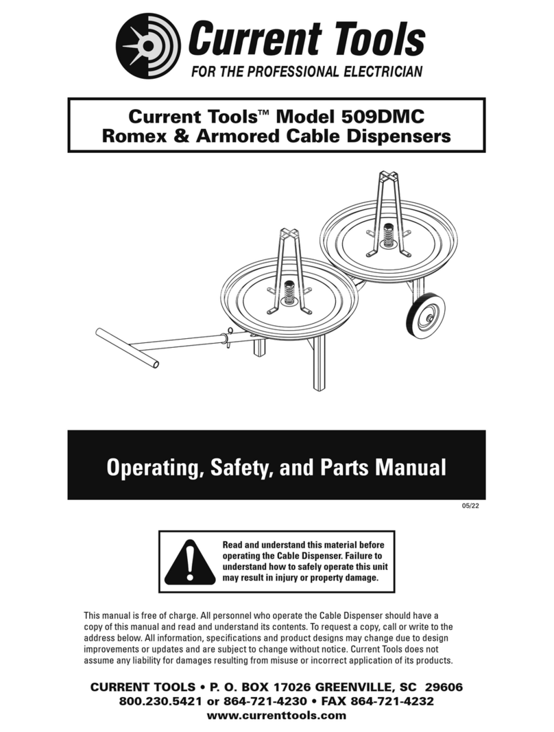 Current Tools 509DMC Manuale utente