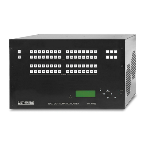 Lightware MX-FR9 Manuale utente