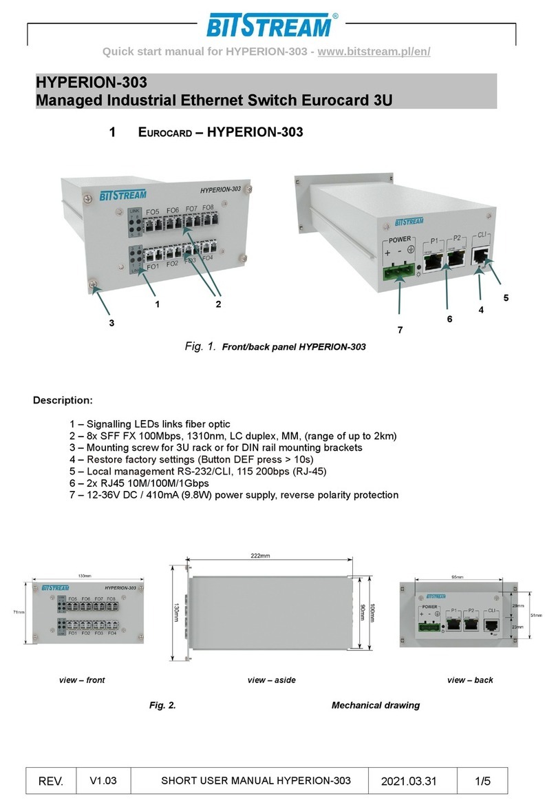Bitstream HYPERION-303 Manuale utente