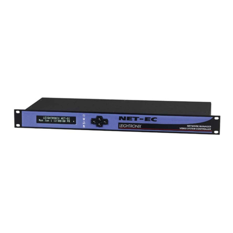 Leightronix NET-EC Guida utente Leightronix NET-EC Guida utente
