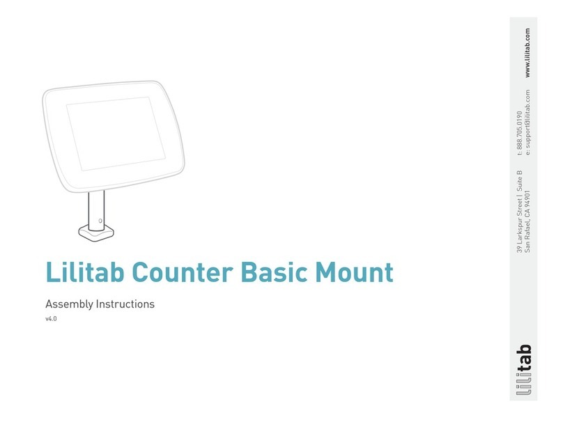 lilitab Counter Basic Mount Manuale utente