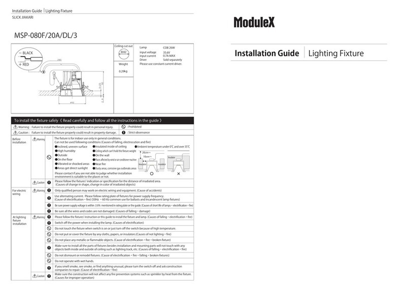 Modulex MSP-080F Manuale utente