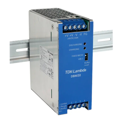 TDK-Lambda DBM20 Manuale utente