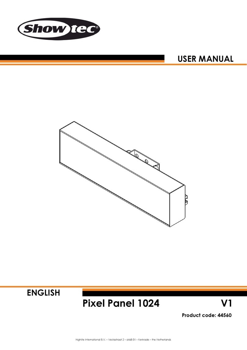 Show Tec Pixel Panel 1024 Manuale utente
