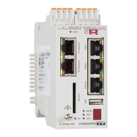 ECKELMANN E-Control CNC Manuale dell'operatore