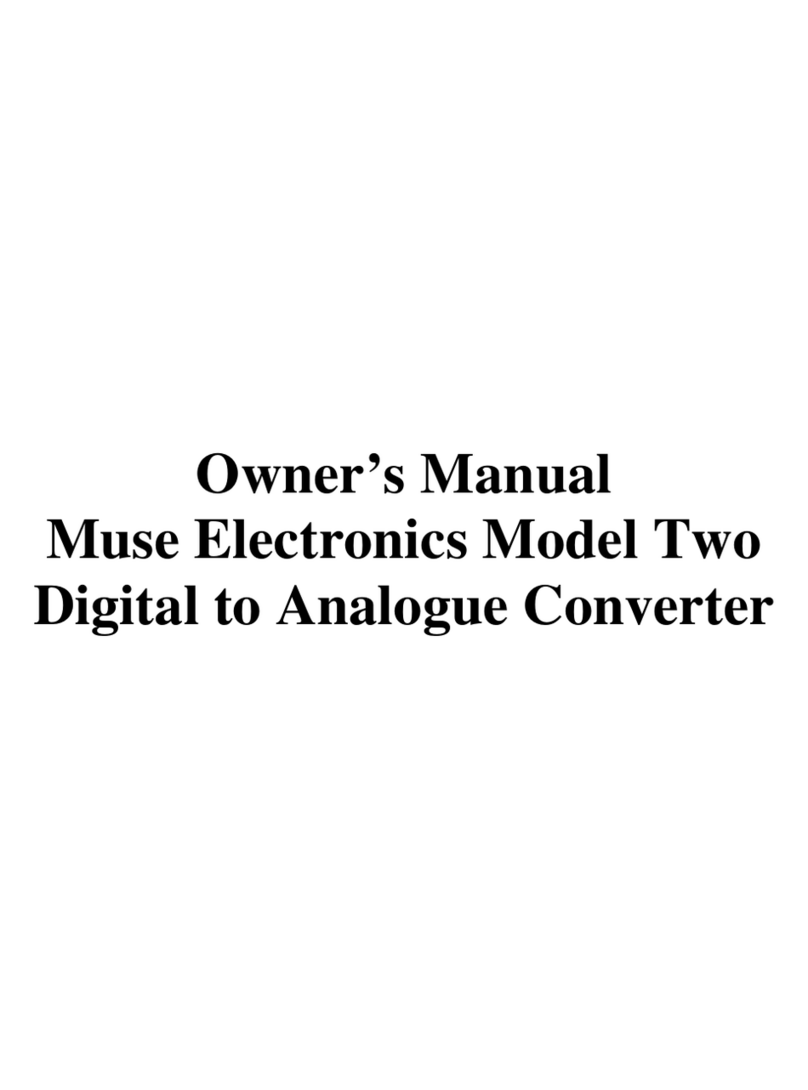 Muse electronics Two Manuale utente