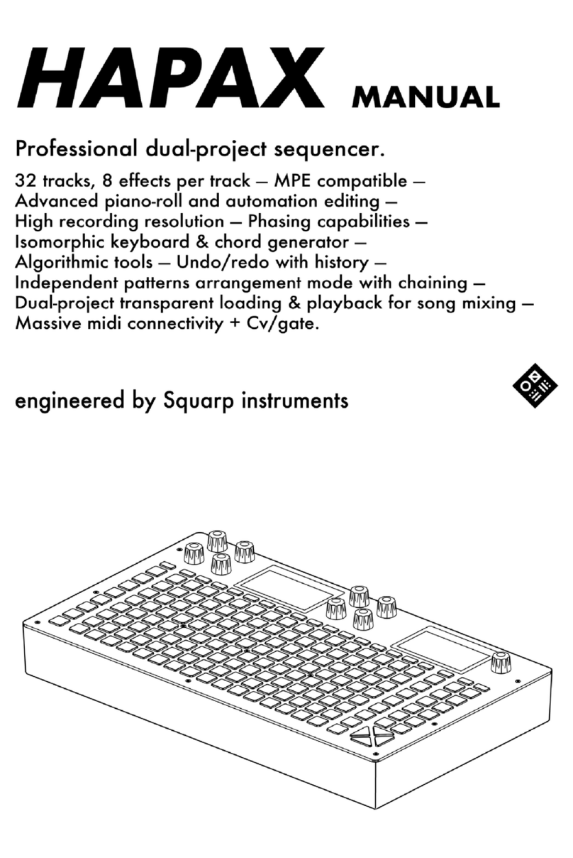 Squarp Instruments HAPAX Manuale utente