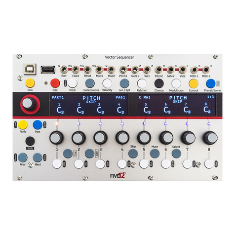 Five12 Vector Sequencer Manuale utente