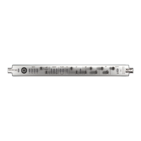 Solid State Logic XLogic Alpha Channel Manuale utente