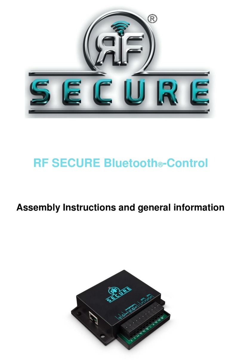 Secure RF-SECURE Bluetooth Guida alla configurazione
