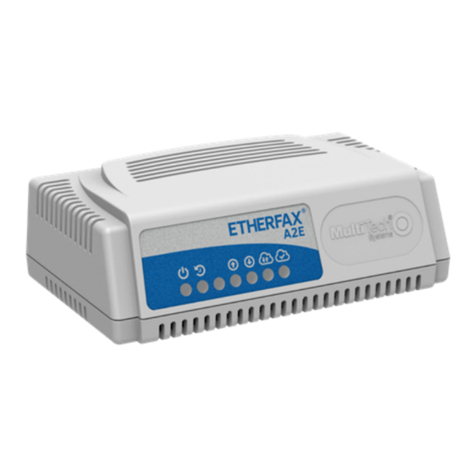Multitech etherFAX A2E Manuale utente