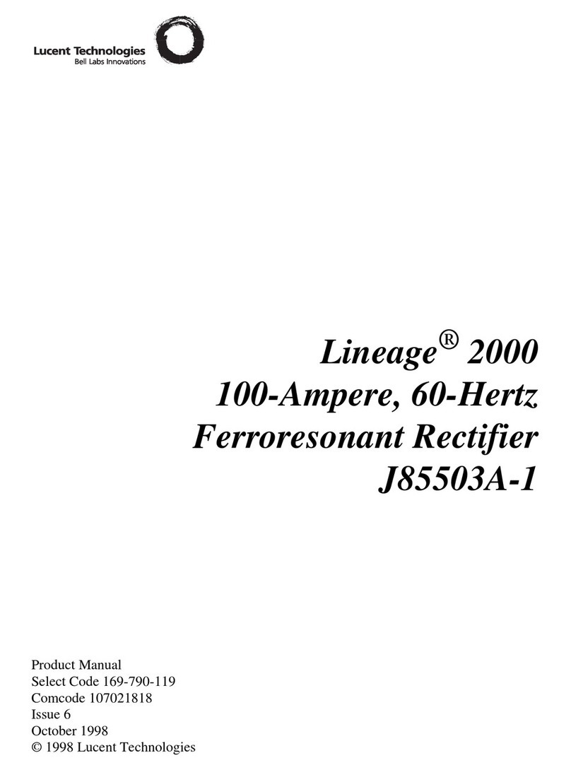 Lucent Technologies Lineage 2000 Manuale utente