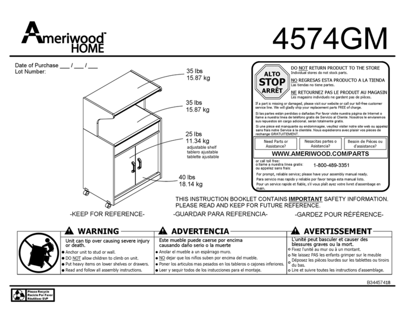 Ameriwood HOME 4574GM Manuale utente
