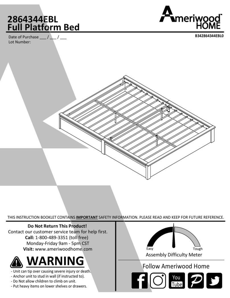 Ameriwood HOME 2864344EBL Manuale utente