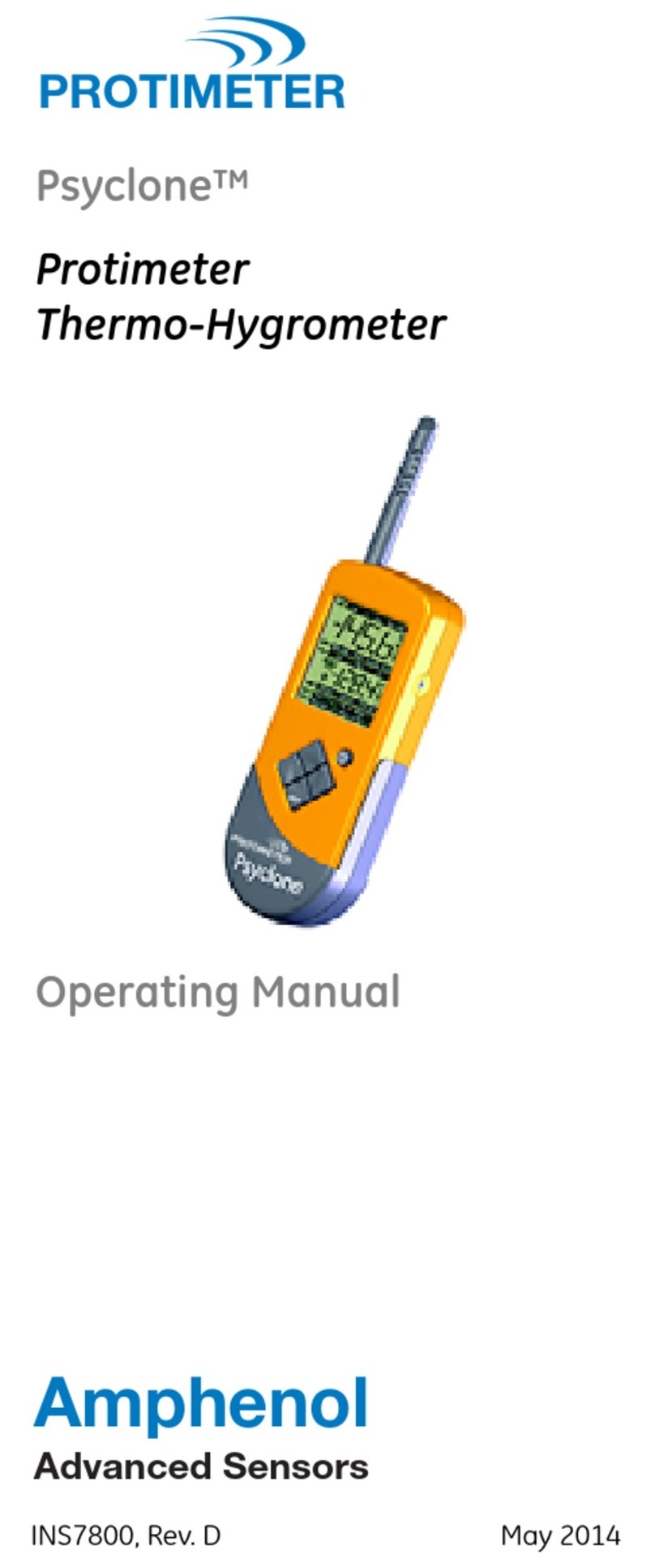 Amphenol PROTOMETER Psyclone Manuale utente