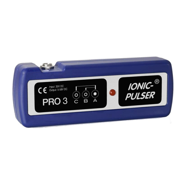 Medionic Ionic-Pulser PRO3 Manuale utente