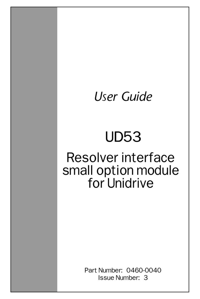 Control Techniques UD53 Manuale utente