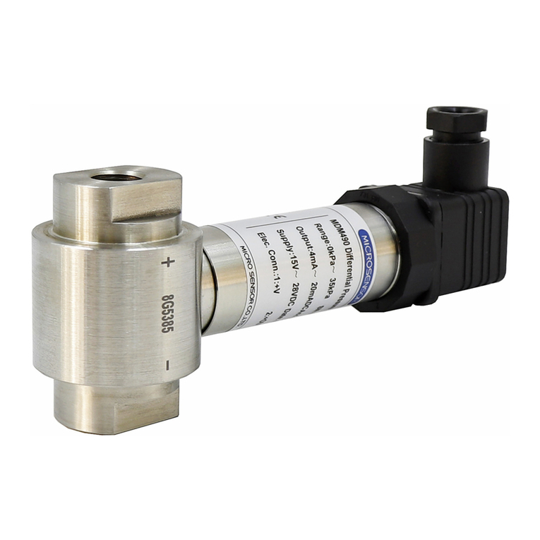 Microsensor MDM490 Manuale utente