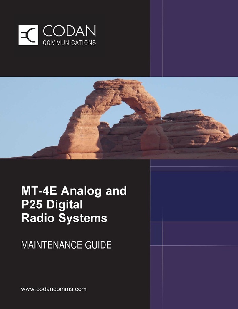 Codan MT-4E Manuale operativo