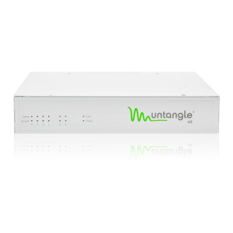 Untangle e6 Manuale utente Untangle e6 Manuale utente