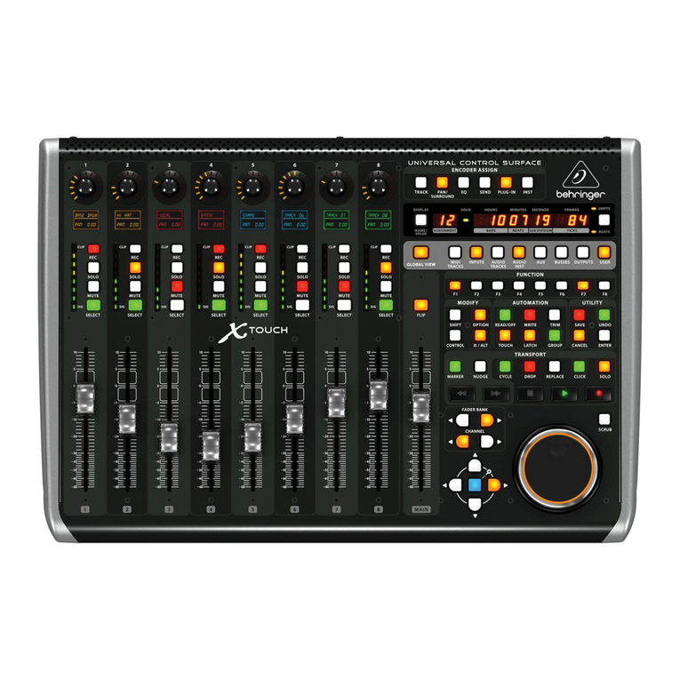 Behringer X-TOUCH ONE Manuale dell'operatore