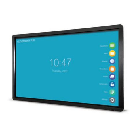 Clevertouch Plus Manuale elenco delle parti