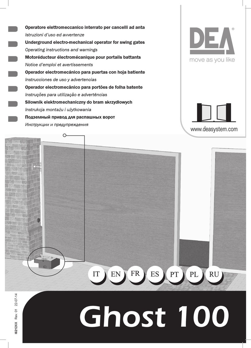 Dea Ghost 100 Series Manuale del prodotto
