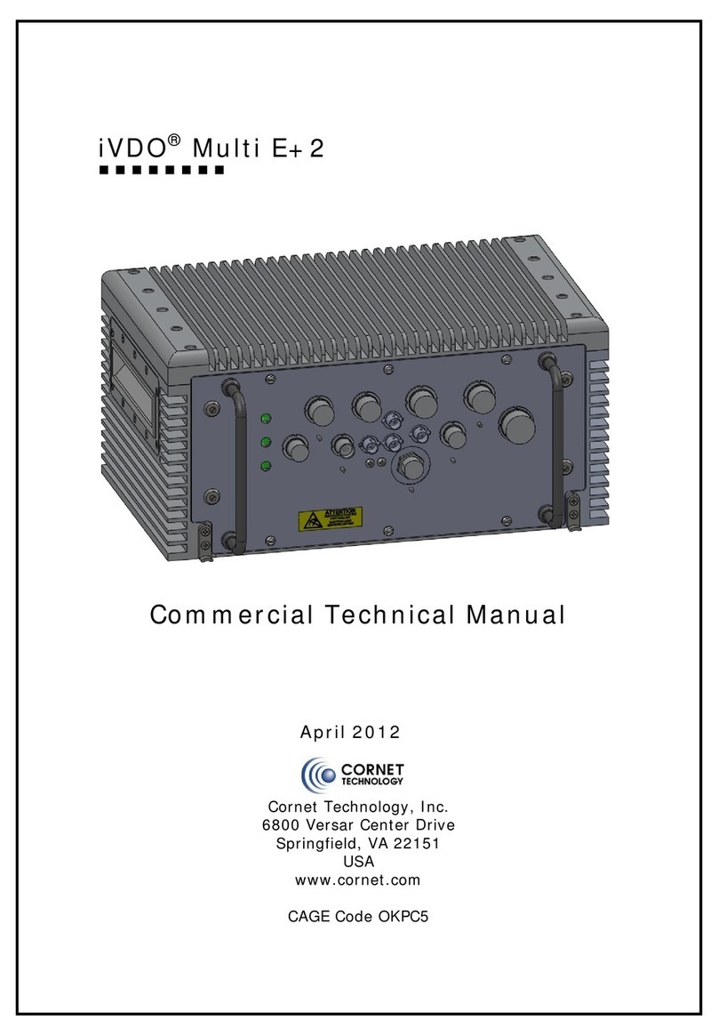 CORNET iVDO Multi E+2 Manuale utente
