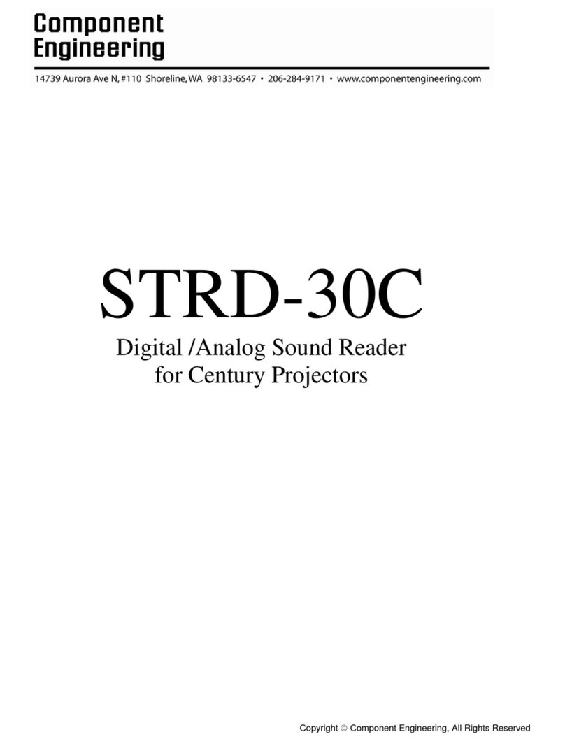 Component Engineering STRD-30C Manuale utente