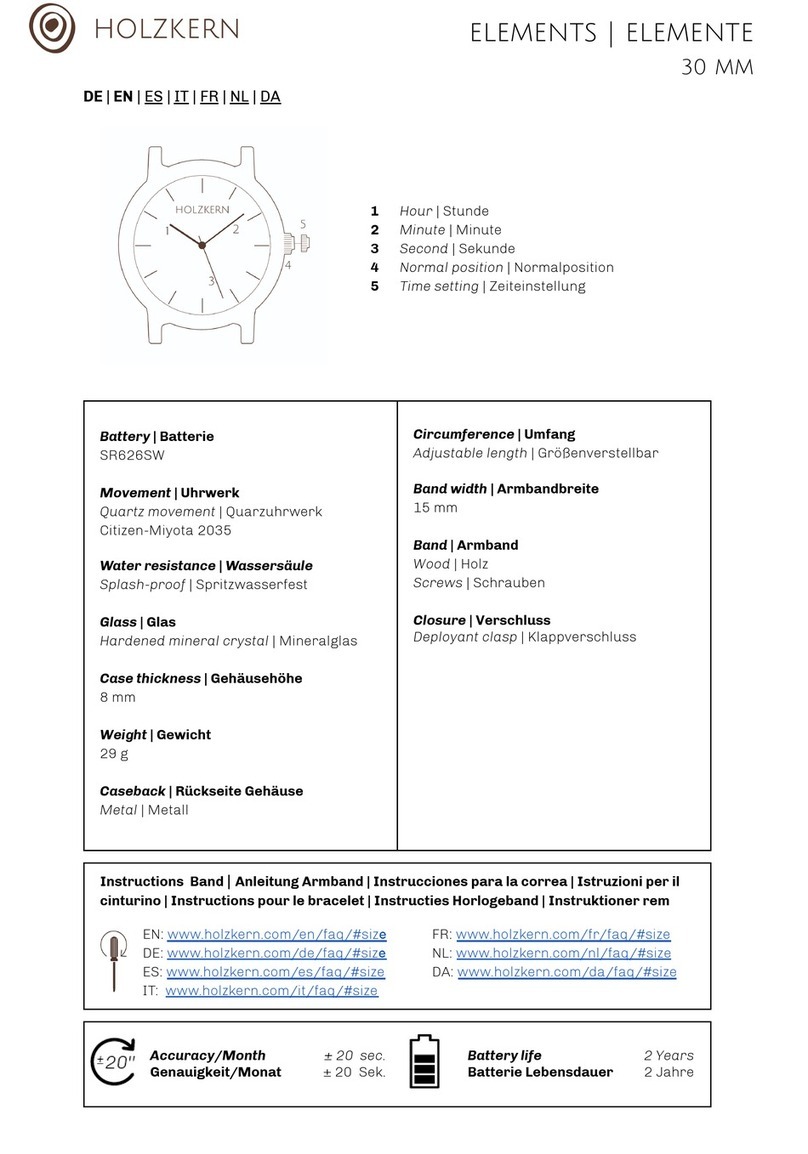HOLZKERN ELEMENTS Manuale utente HOLZKERN ELEMENTS Manuale utente