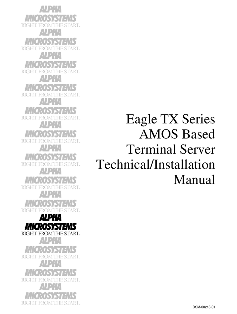 Alpha Microsystems Eagle TX Series Documento tecnico