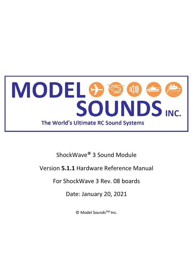MODEL SOUNDS ShockWave 3 Guida rapida per l'utente